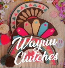 Handmade Wayuu clutches